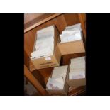 Four boxes of collectable stamps - GB and other