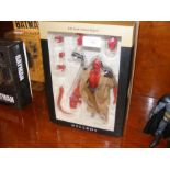 A scale action figure of Hellboy