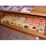 Thirty five boxed die cast model vehicles by Lledo