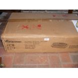 A boxed Vibrapower Slim 2 exercise vibration plate