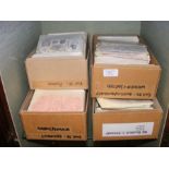 Four boxes of collectable stamps- Germany, Poland