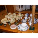 A medley of tableware, including Royal Doulton 'Ly