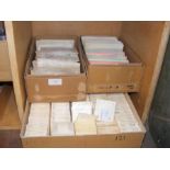 Three boxes of collectable stamps - European