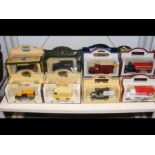 Thirty five boxed die cast vehicles - mostly promo