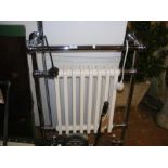 A Myson bathroom radiator/towel rail