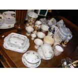 Various late 18th century and Victorian ceramics,