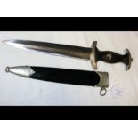 A WWII German Third Reich SS 1933 model dagger by