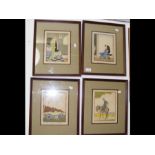 A set of four Art Deco French prints by TITO - fra