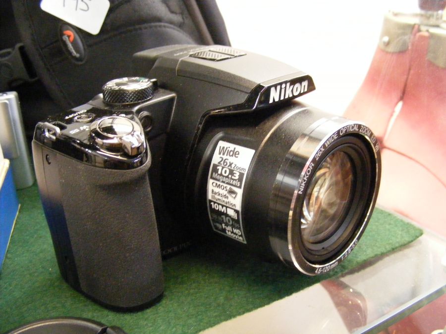 A Nikon Digital Camera with lens, tripod and carry - Image 2 of 8