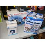 A Streetwize Heavy Duty Battery Charger in box, to