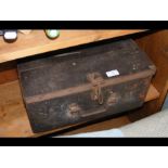 An old ammunition lock box