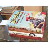 Four First Edition 'Biggles' books by Captain W E