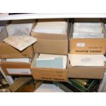 Six boxes of collectable stamps - Africa and other