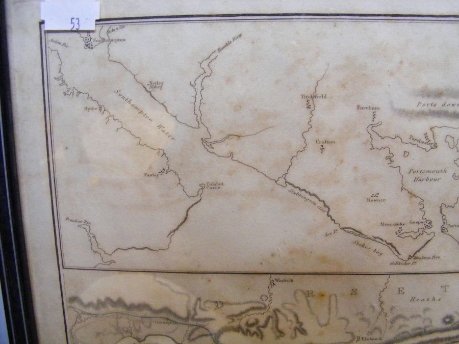 An old geological map of The Isle of Wight - Image 3 of 10