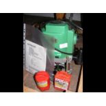 A Hitachi 1/2 inch router, Trend 1/2 inch router profile scriber and Trend 1/2 inch router recess pa