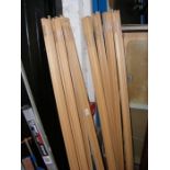 A large quantity of picture mouldings in the white, self finish