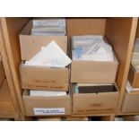 Five boxes of collectable stamps