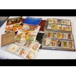 Two albums of collectable cigarette cards together