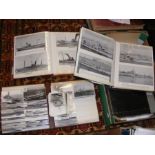 A collection of Naval ephemera including ship phot