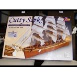 A boxed Cutty Sark wooden kit for model boat