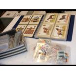 An album of collectable PHQ stamp cards, stamps in