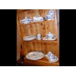 A quantity of Mason's 'Regency' ironstone china, including cheese dish and tureen etc.