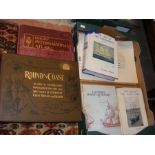 Various volumes including 'Round the Coast', large