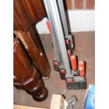 Four Bessey sash clamps