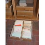 Four trays of collectable stamps - Europe, Germany
