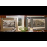 A collection of antique engravings - Isle of Wight