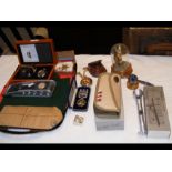Various collectables including pocket watch, Natio