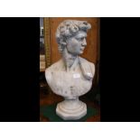 A 56cm high reproduction bust of Roman Emperor - Nero