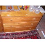 An Ercol Golden Dawn three drawer chest