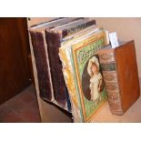 A quantity of antique books, including Cassell's '