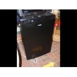 A Logik under counter freezer in black