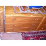 An Ercol Golden Dawn three drawer chest