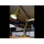 A Herbert Terry & Sons Ltd. angle poise lamp in gr