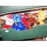 A quantity of oversized Beanie Babies toys