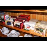 A collection of model die cast vehicles - Lledo an