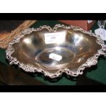 A sterling silver bon bon dish