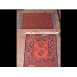 Two Middle Eastern prayer rugs