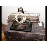 An early Niagara typewriter circa 1902