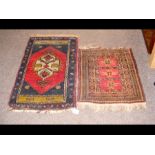 Two prayer rugs