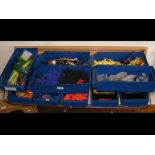 A quantity of assorted lures in wire basket (inclu