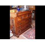 A 19th century mahogany Scottish chest of drawers