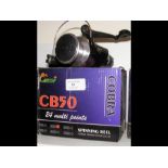 A Cobra CB50 fixed spool spinning reel (boxed)