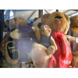 A selection of collectable bears including Panda a