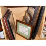 A selection of framed and glazed Brannon prints an