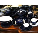 A quantity of Denby 'Baroque' pattern serving ware