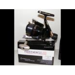 A Feeder rear drag 40 fixed spool reel (boxed)